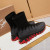 Christian Louboutin Sharky Sock Sneakers Knit Mesh Black