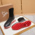 Christian Louboutin Sharky Sock Sneakers Knit Mesh Black White