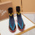 Christian Louboutin Sharky Sock Sneakers Knit Mesh Multicolor