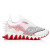 Christian Louboutin Sharkymax Running Sneakers Calf Leather And Spikes Version White