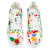 Christian Louboutin Sneaker Vieira Multi/bianco Crepe Satin