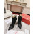 Christian Louboutin So Kate Booty Ankle Boots 100mm Velours Papillon Black
