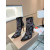 Christian Louboutin So Kate Starlight Red Sole Boots 100 mm Strass Multicolor