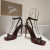 Christian Louboutin So Me 100mm Sandals Spikes Coffee