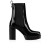 Christian Louboutin Spikita Booty Chelsea Stage 110 mm Black Leather
