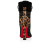 Christian Louboutin Spikita Booty Dakita 100 mm Brown/black/ant Gold Calf Shoes