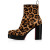 Christian Louboutin Spikita Booty Stage boot 110 mm Brown Calf