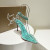 Christian Louboutin Spikoo 100mm Pumps PVC And Leather Mint