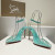Christian Louboutin Spikoo 100mm Pumps PVC And Leather Mint