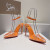 Christian Louboutin Spikoo 100mm Pumps PVC And Leather Orange