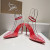 Christian Louboutin Spikoo 100mm Pumps PVC And Leather Rose Pink