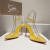 Christian Louboutin Spikoo 100mm Pumps PVC And Leather Yellow
