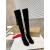Christian Louboutin Stretchadoxa Botta Alta 70 Mm Thighboots Black