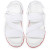 Christian Louboutin Summer Dune 35 Mm Sandals Nappa Leather Neopren And Ribbon Bianco