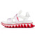 Christian Louboutin Summer Loubishark Flat White Polyester Sandal