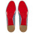 Christian Louboutin Sweetie Jane Spikes Ballerina Pump Cotton Denim