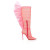 Christian Louboutin Tall Boot Libellibotta 100 mm Bubble Gum Rete
