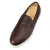 Christian Louboutin Varsiboat Boat Shoes Calf Leather Brown