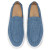 Christian Louboutin Varsiboat Boat Shoes Cotton Fabric Blue