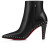 Christian Louboutin Vidura Booty 85 Mm Low Boots Calf Leather Black