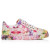 Christian Louboutin Vieira Sneakers Crepe Satin Blooming Print Multicolor