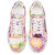 Christian Louboutin Vieira Sneakers Crepe Satin Blooming Print Multicolor