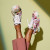 Christian Louboutin Vieira Sneakers Crepe Satin Blooming Print Multicolor