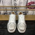 Christian Louboutin Vieira Strass Men Sneakers Crystal-embellished Silver