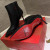 Christian Louboutin Willetta Ankle Boots 100mm Calfskin with Spikes Black