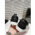 Christian Louboutin F.A.V Fique A Vontade Slip-On Sneakers Alligator Embossed Calf Leather Black