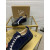 Christian Louboutin Louis Junior Sneakers Suede and Calfskin Blue Black
