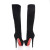Christian Louboutin Suede Bianca Botta 140MM Knee Boots