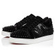 Christian Louboutin Sneaker Vieira 2 Orlato Black/black Suede Calfskin